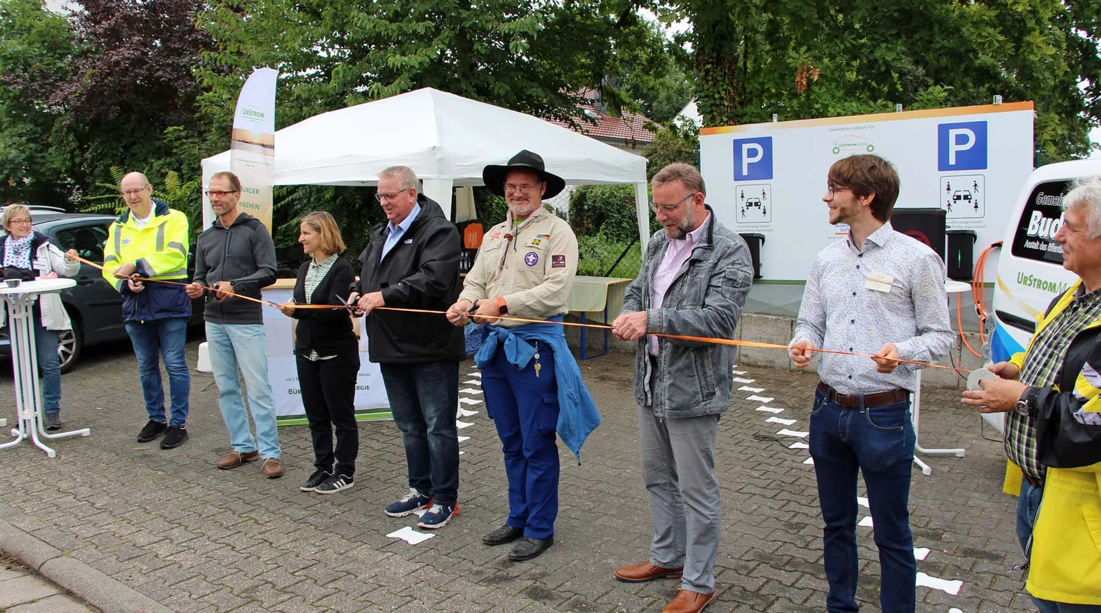 Einweihungsfeier in Budenheim