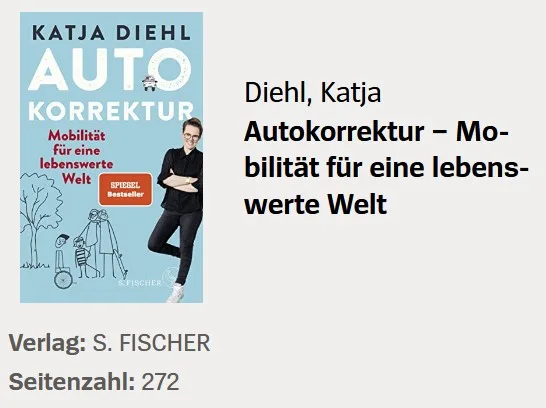 Ein Plädoyer für eine inklusive und klimagerechte Verkehrswende – Mit Schwung, Know-how und Kreativität macht die Mobilitätsexpertin Katja Diehl Lust auf eine Gesellschaft, die gemeinsam eine attraktive und klimafreundliche Zukunft für alle baut. Eine Zukunft, die mehr Lebensqualität in Städten und auf dem Land bietet sowie moderne Formen von Arbeit berücksichtigt.